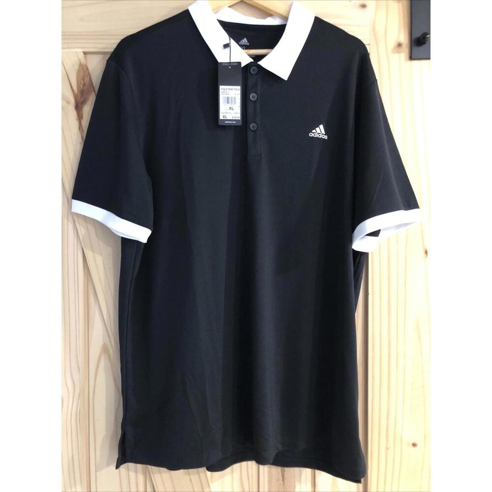 Adidas Golf Black Polo Short Sleeve Shirt Men’s Size XL NWT  P11